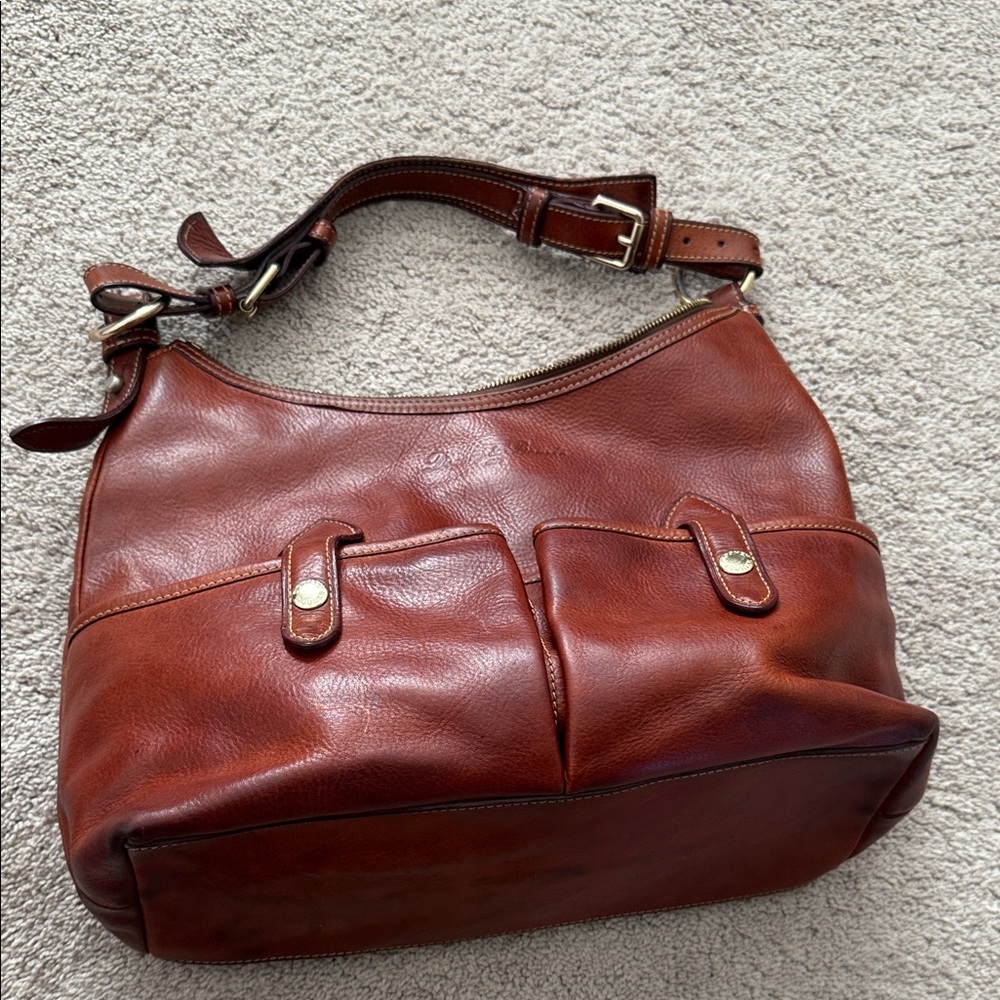 Dooney and Burke Leather Shoulder Bag